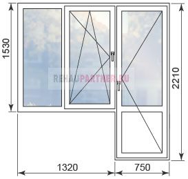 Цены на ПВХ окна в домах серии II-18-9