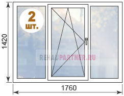 Цены на окна стандартных размеров в домах серии КОПЭ