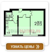 2-комнатная квартира (план 1)